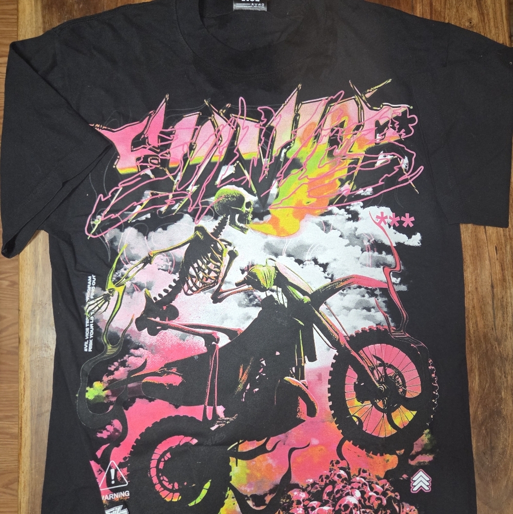 Evil Vice Graphic Black T-Shirt